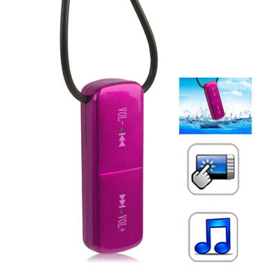 Digital Waterproof 4GB MP3 Player, Audio format: MP3, WMA, 4GB